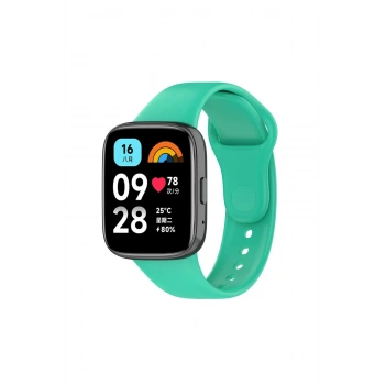 Mey İthalat®   Redmi Watch 3 Active Klasik Kordon - Turkuaz