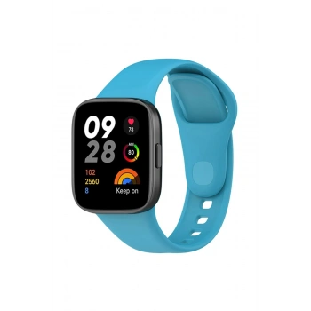 Mey İthalat® Redmi Watch 3 Klasik Kordon - Bebek Mavisi