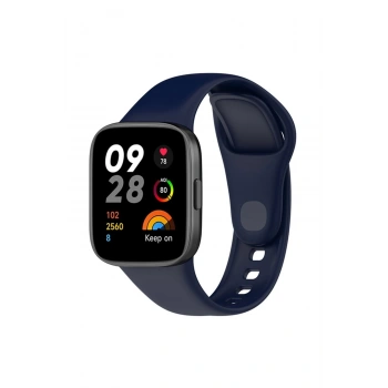 Mey İthalat® Redmi Watch 3 Klasik Kordon - Lacivert