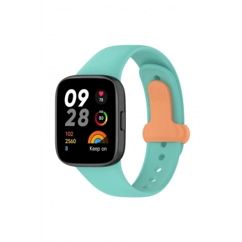 Mey İthalat® Redmi Watch 3 Origin Silikon Kordon - Turkuaz