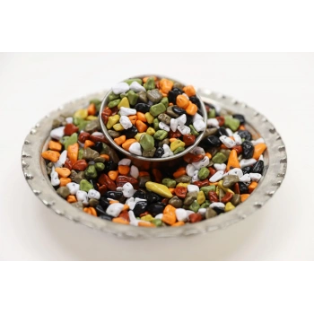 Mey İthalat® Renkli Draje Çakıltaşı 1000 Gr (1 Kg)