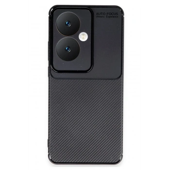 Mey İthalat®   Reno 11F Kılıf Auto Focus Karbon Kapak - Siyah