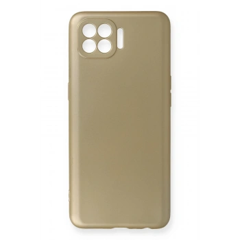 Mey İthalat®   Reno 4 Lite Kılıf First Silikon - Gold