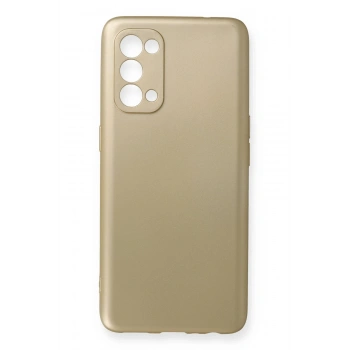 Mey İthalat®   Reno 5 Pro Kılıf First Silikon - Gold