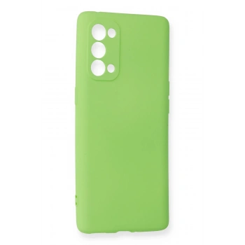 Mey İthalat® Reno 5 Pro Kılıf First Silikon - Yeşil