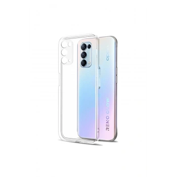Mey İthalat®   Reno 5 Pro Kılıf Lüx Şeffaf Silikon