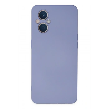 Mey İthalat®   Reno 7 Lite Kılıf Nano içi Kadife Silikon - Lila