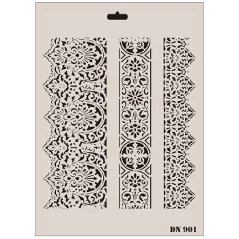 Mey İthalat® Rich Dantel Seri DN-901 Stencil 35x25 cm