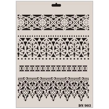 Mey İthalat® Rich Dantel Seri DN-903 Stencil 35x25 cm