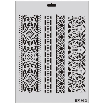 Mey İthalat® Rich Dantel Seri DN-913 Stencil 35x25 cm