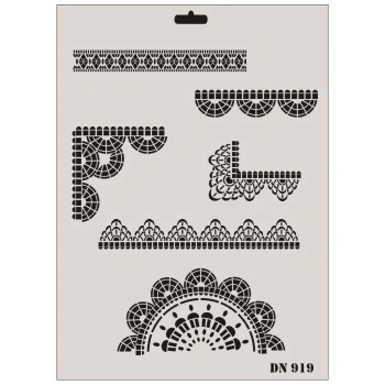 Mey İthalat® Rich Dantel Seri DN-919 Stencil 35x25 cm