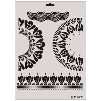 Mey İthalat® Rich Dantel Seri DN-922 Stencil 35x25 cm