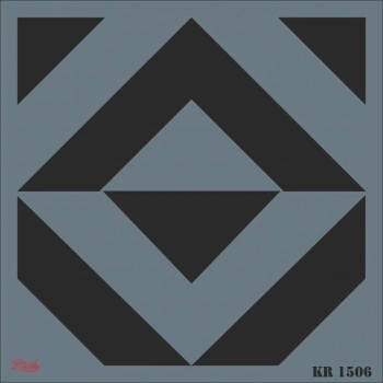 Mey İthalat® Rich KR 1506 Fayans Stencil 30X30 cm