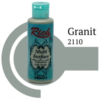 Mey İthalat® Rich Multi Surface 2110 Granit Akrilik Boya 120 cc