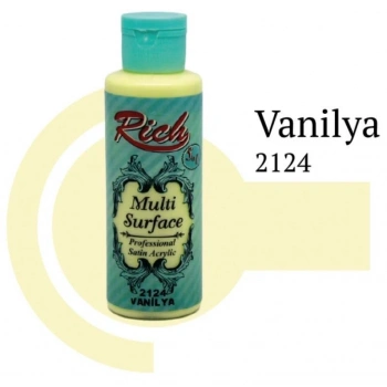 Mey İthalat® Rich Multi Surface 2124 Vanilya Akrilik Boya 120 cc