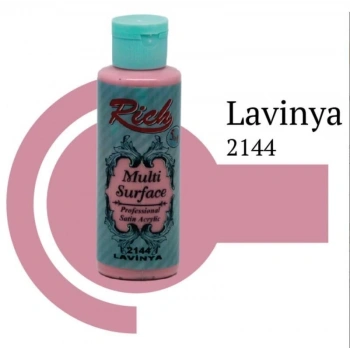 Mey İthalat® Rich Multi Surface 2144 Lavinya Akrilik Boya 120 cc