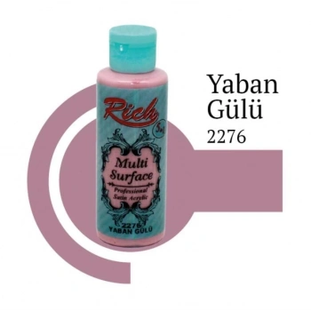 Mey İthalat® Rich Multi Surface 2276 Yaban Gülü Akrilik Boya 120 cc