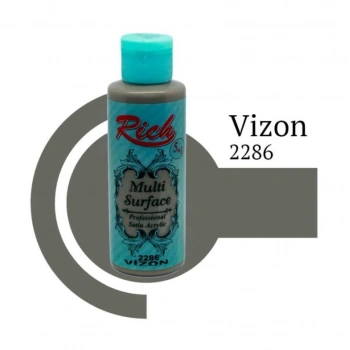 Mey İthalat® Rich Multi Surface 2286 Vizon Akrilik Boya 120 cc