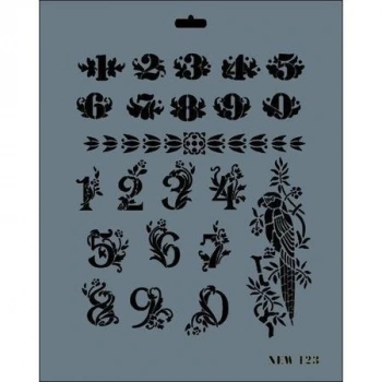 Mey İthalat® Rich New Seri N-123 Stencil 35x25 cm