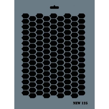 Mey İthalat® Rich New Seri N-125 Stencil 35x25 cm