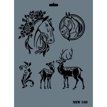 Mey İthalat® Rich New Seri N-169 Stencil 35x25 cm