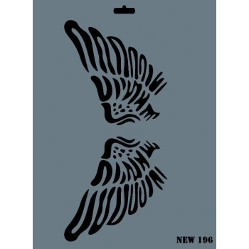 Mey İthalat® Rich New Seri N-196 Stencil 35x25 cm