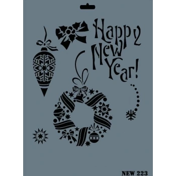Mey İthalat® Rich New Seri N-223 Stencil 35x25 cm