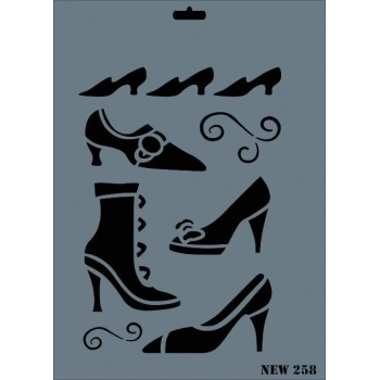 Mey İthalat® Rich New Seri N-258 Stencil 35x25 cm