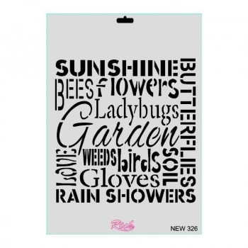 Mey İthalat® Rich New Seri N-326 Stencil 35x25 cm
