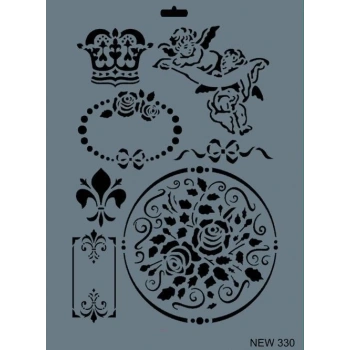 Mey İthalat® Rich New Seri N-330 Stencil 35x25 cm