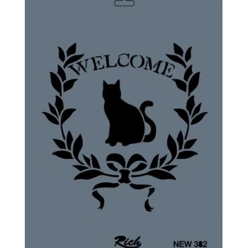 Mey İthalat® Rich New Seri N-382 Stencil 35x25 cm