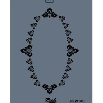 Mey İthalat® Rich New Seri N-395 Stencil 35x25 cm