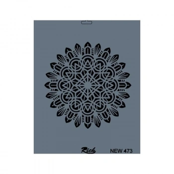 Mey İthalat® Rich New Seri N-473 Stencil 35x25 cm