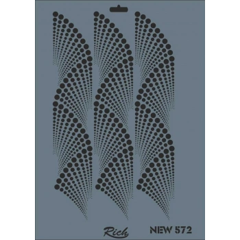 Mey İthalat® Rich New Seri N-572 Stencil 35x25 cm