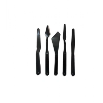 Mey İthalat® Rich Siyah Spatula Seti 5 Parça