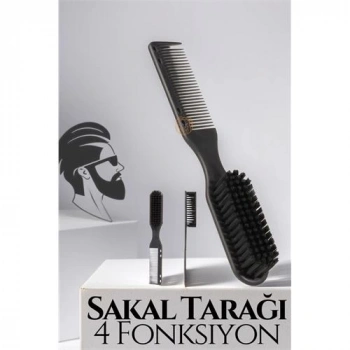 Mey İthalat® Sakal Tarama Fırçası Absolute Professional
