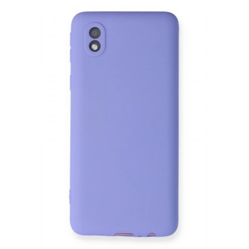 Mey İthalat®  Samsung Galaxy A01 Core Kılıf First Silikon - Lila