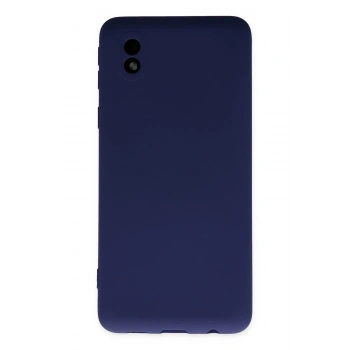 Mey İthalat®  Samsung Galaxy A01 Core Kılıf Nano içi Kadife Silikon - Lacivert
