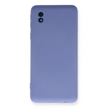 Mey İthalat®  Samsung Galaxy A01 Core Kılıf Nano içi Kadife Silikon - Lila