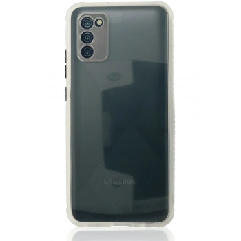 Mey İthalat®  Samsung Galaxy A02S Kılıf Miami Şeffaf Silikon - Şeffaf