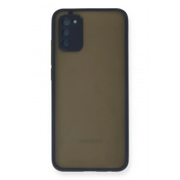 Mey İthalat®  Samsung Galaxy A02S Kılıf Montreal Silikon Kapak - Lacivert