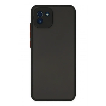 Mey İthalat®  Samsung Galaxy A03 Kılıf Montreal Silikon Kapak - Siyah
