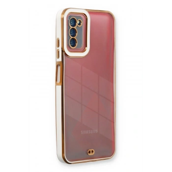 Mey İthalat®  Samsung Galaxy A03S Kılıf Liva Lens Silikon - Beyaz