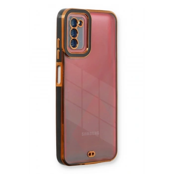 Mey İthalat®  Samsung Galaxy A03S Kılıf Liva Lens Silikon - Siyah