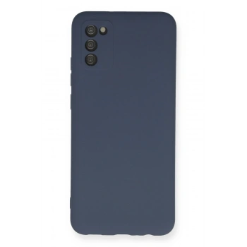 Mey İthalat®  Samsung Galaxy A03S Kılıf Nano içi Kadife Silikon - Gri