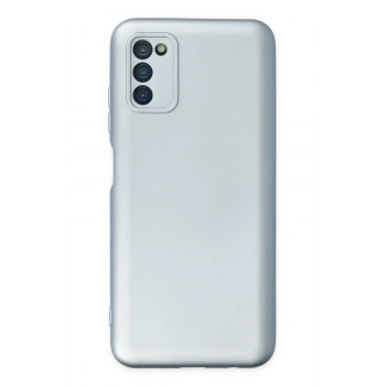 Mey İthalat®  Samsung Galaxy A03S Kılıf Nano içi Kadife Silikon - Sky Blue