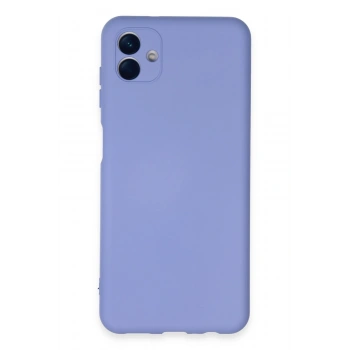 Mey İthalat®  Samsung Galaxy A04E Kılıf Nano içi Kadife Silikon - Lila