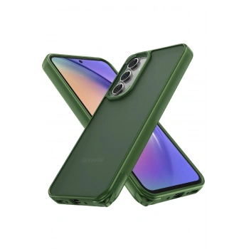 Mey İthalat®  Samsung Galaxy A04S Kılıf Elegant Kapak - Yeşil