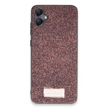 Mey İthalat®  Samsung Galaxy A05 Bright Simli Kapak - Derin Mor