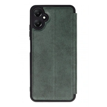 Mey İthalat®  Samsung Galaxy A05 Kılıf Flip Cover - Koyu Yeşil